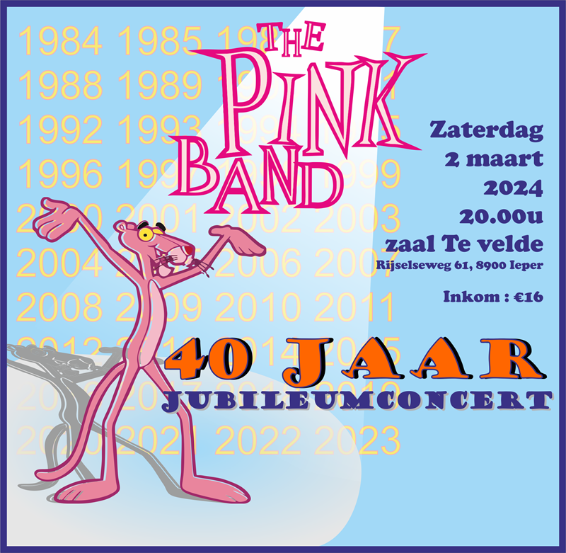 The Pink Band - 40 jaar - jubileumconcert